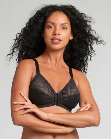 Soutien-gorge sans armatures Ideal Posture de Playtex, ouvert devant