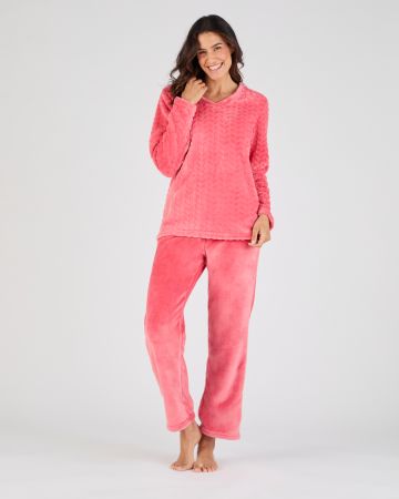 Pyjama Thermolactyl maille reliéfée