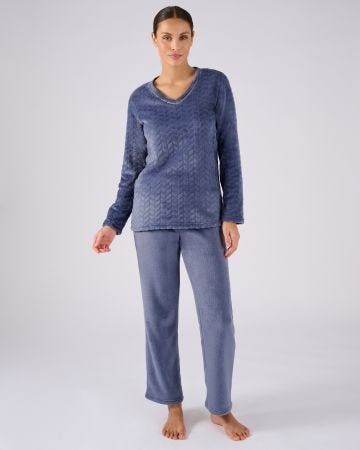 Pyjama Thermolactyl maille reliéfée