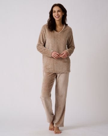 Pyjama Thermolactyl maille reliéfée