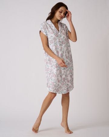 Chemise de nuit en pure viscose