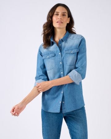 Chemisier en denim