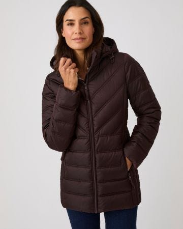 Parka tissu reliéfé Thermolactyl