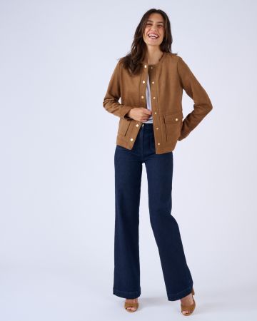 Veste suédine