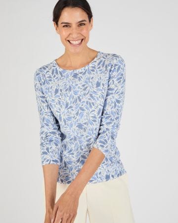 Pull maille fine uni ou imprimé