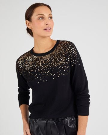 Pull à sequins