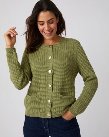 Cardigan uni ou rayé