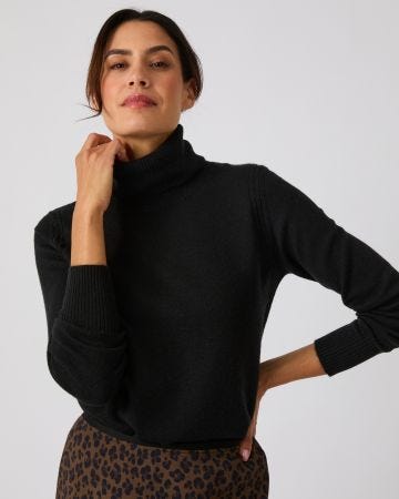 Pull col roulé fine maille Thermolactyl