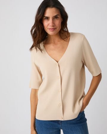 Gilet maille élégant