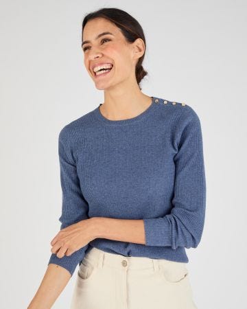 Pull côtelé uni ou rayé Thermolactyl