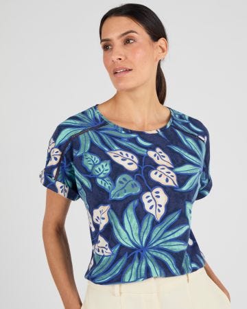 T-shirt imprimé tropical Climatyl