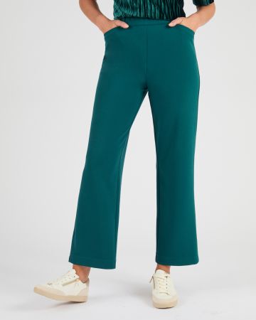 Pantalon 7/8ème maille crêpe