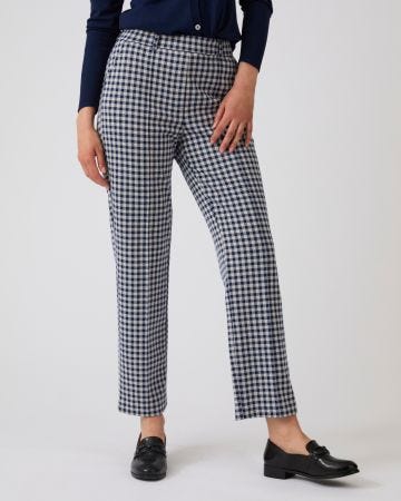 Pantalon 7/8ème maille milano jacquard