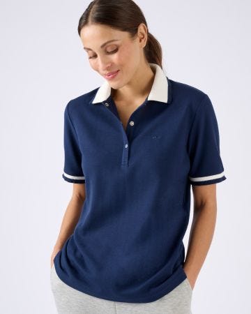 Polo maille piquée