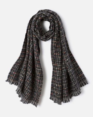 Echarpe effet tweed