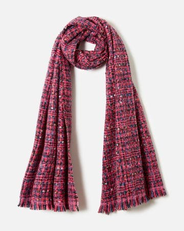 Echarpe effet tweed