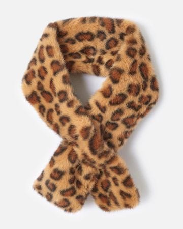 Echarpe fausse fourrure motif animalier