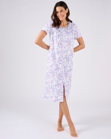 Chemise de nuit en maille jersey pur coton