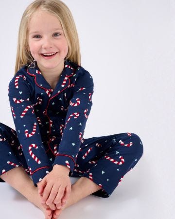 Pyjama de Noël enfant en maille jersey pur coton