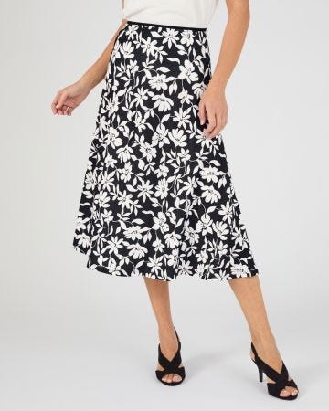 Jupe enfilable bicolore