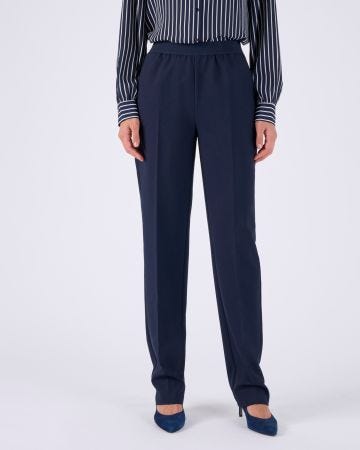 Pantalon tissu fluide enfilable