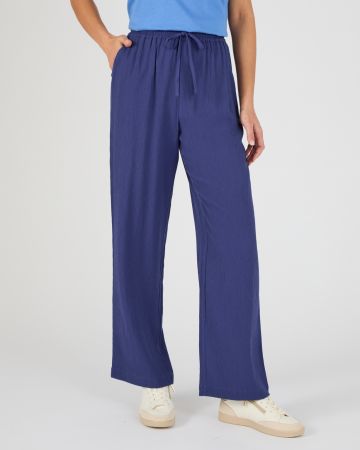 Pantalon crépon enfilable
