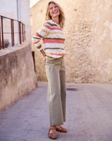 Pantalon 7/8ème large