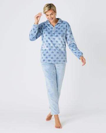 Pyjama Thermolactyl en maille polaire embossée