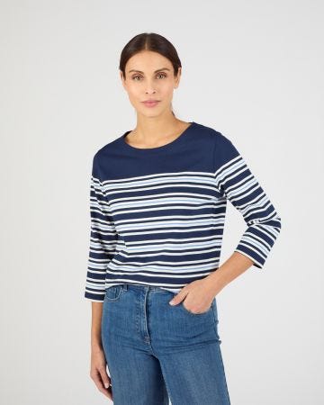 T-shirt marinière pur coton
