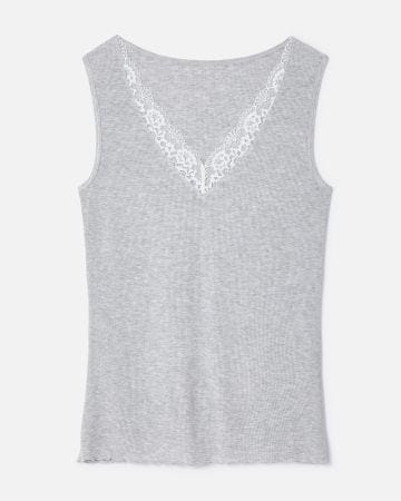 Débardeur Essential en fine côte