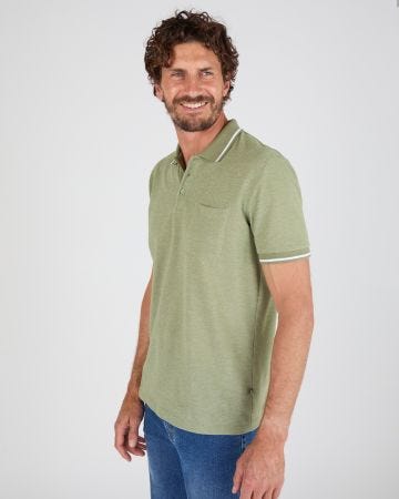 Polo manches courtes en maille piquée