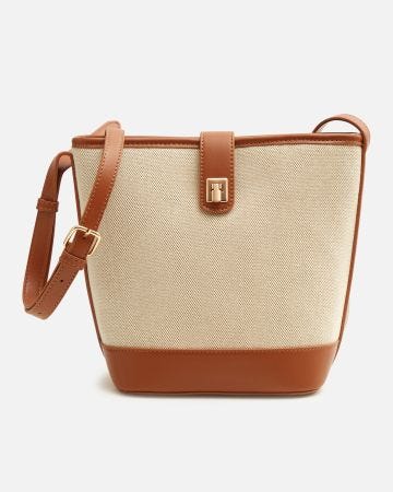 Sac forme seau esprit tressé