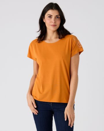 T-shirt Climatyl détail dentelle