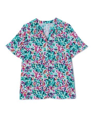 Blouse imprimée manches courtes Climatyl