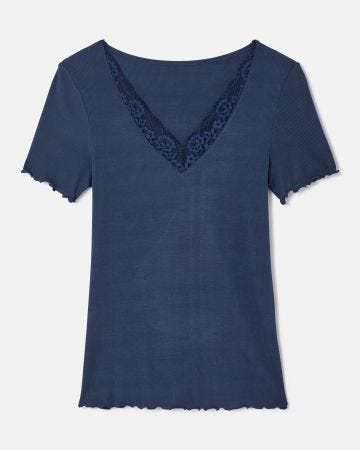 T-shirt Essential en fine côte