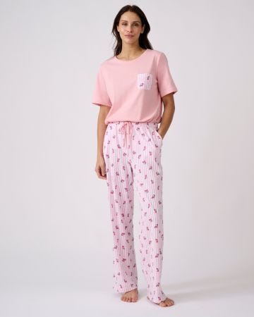 Pyjama en pur coton peigné