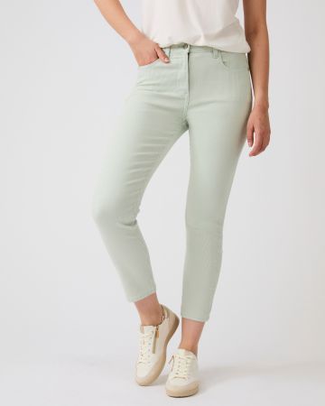 Pantalon 7/8ème rayé