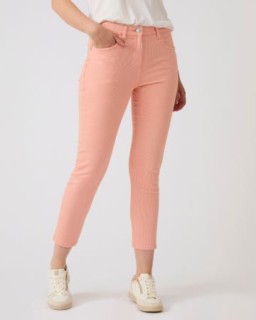 Pantalon 7/8ème rayé
