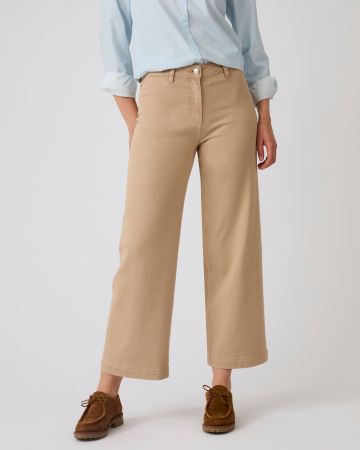 Jean large 7/8ème coloré