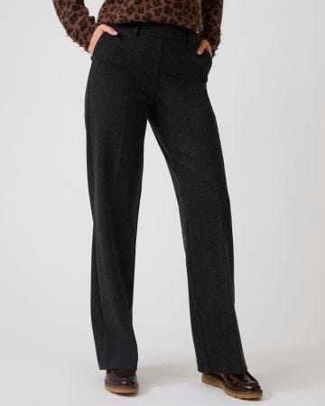 Pantalon large enfilable maille jersey