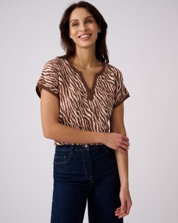T-shirt encolure tunisienne