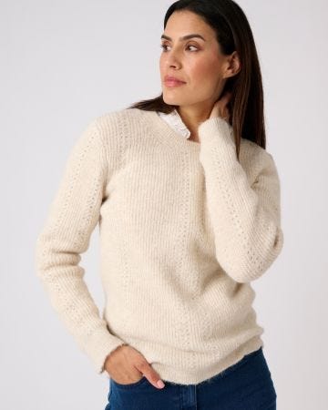 Pull maille perlée Thermolactyl