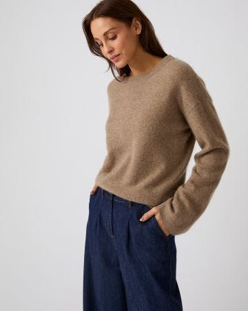 Pull pure laine brossée