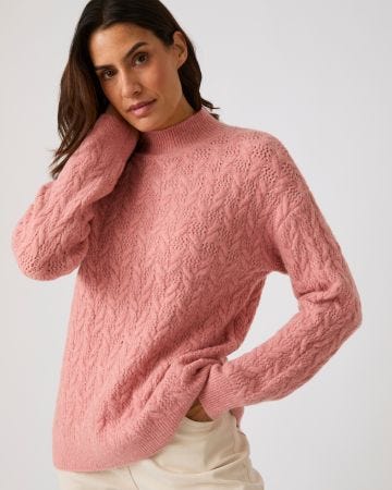 Pull à torsades fantaisie Thermolactyl