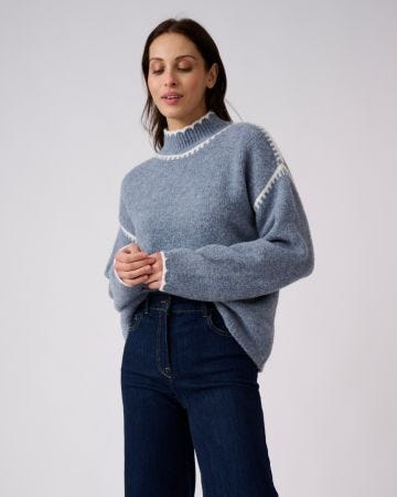 Pull détails contrastants Thermolactyl