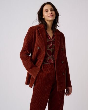 Veste velours grosses côtes