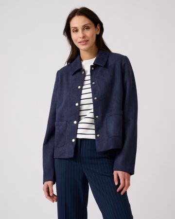 Veste suédine
