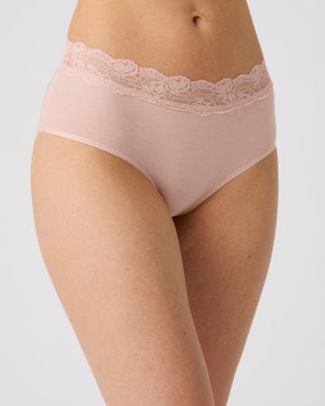 Lot de 3 culottes midi ceinture dentelle