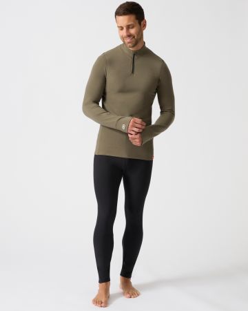 T-shirt Thermolactyl Comfort 4 col montant zippé, homme