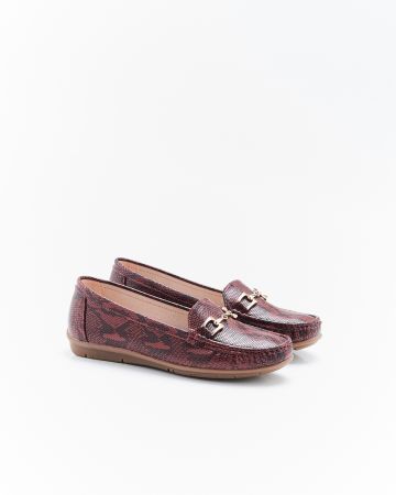 Mocassins motif animalier